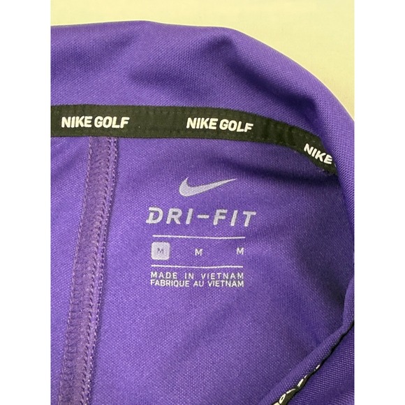 Nike Golf Womens Dri-FIT Purple Polo Shirt Pumpkin Ridge 25th Anniversary Size M - Picture 2 of 10